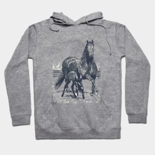 Black Horse Hoodie